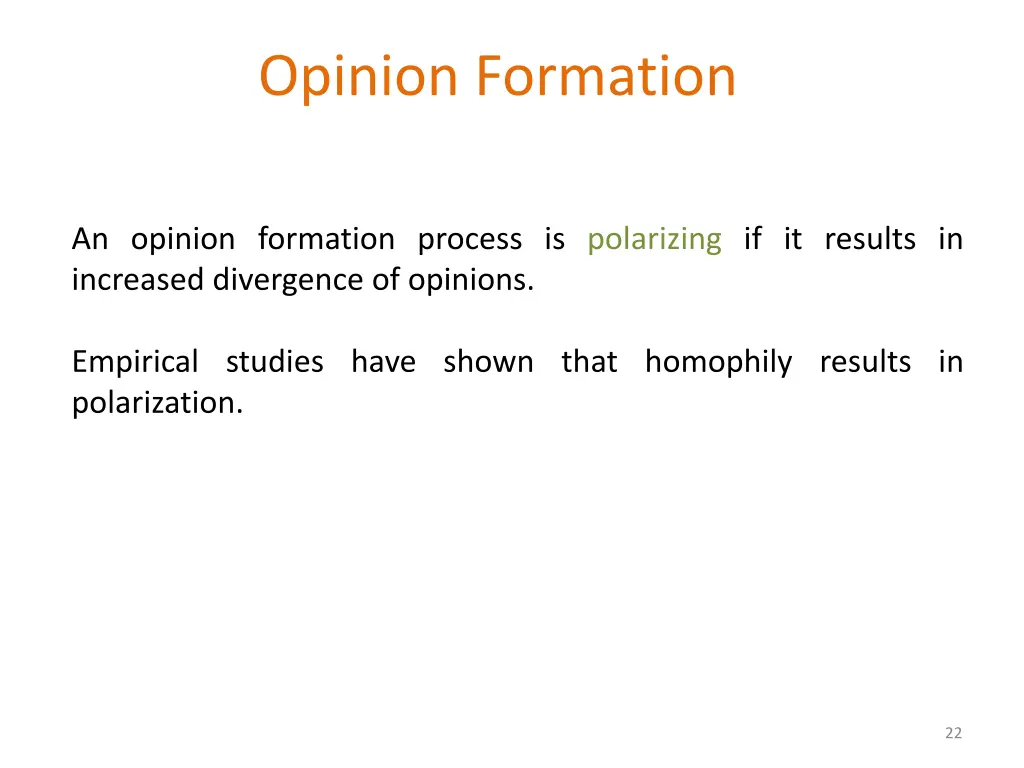 opinion formation 1