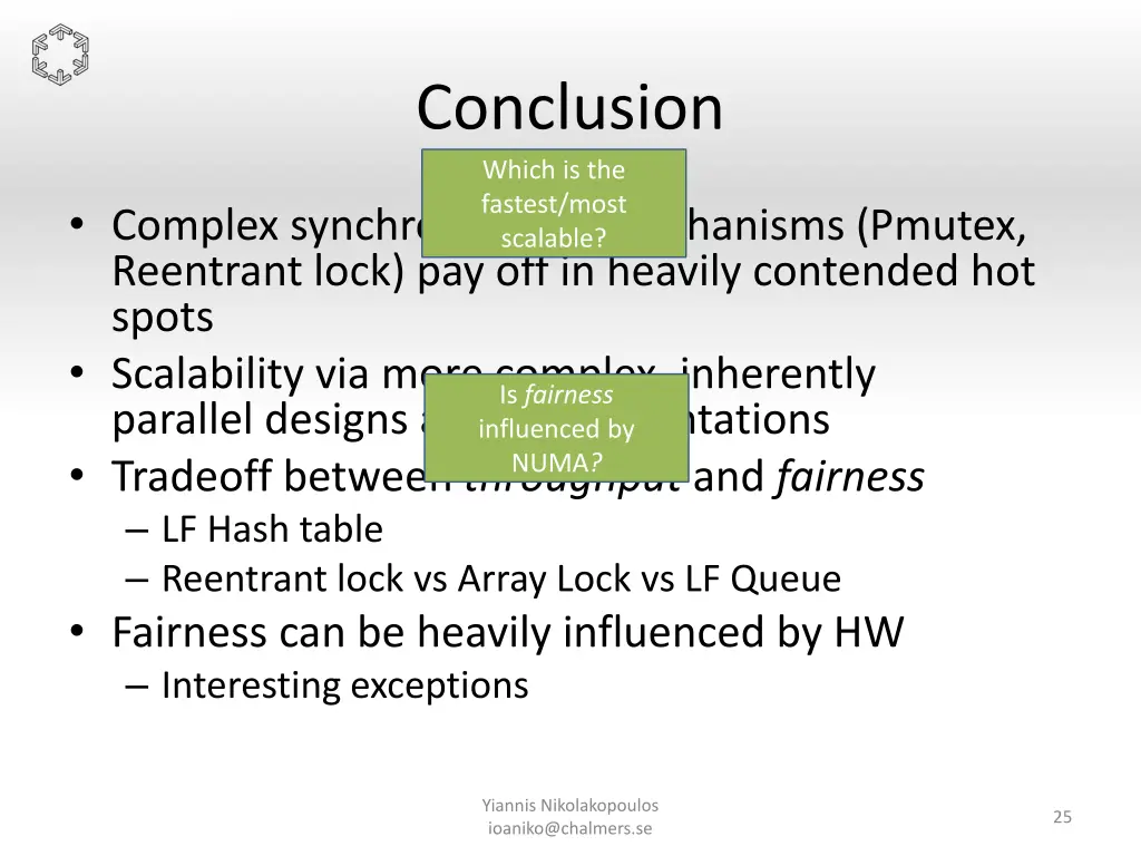 conclusion which is the fastest most scalable