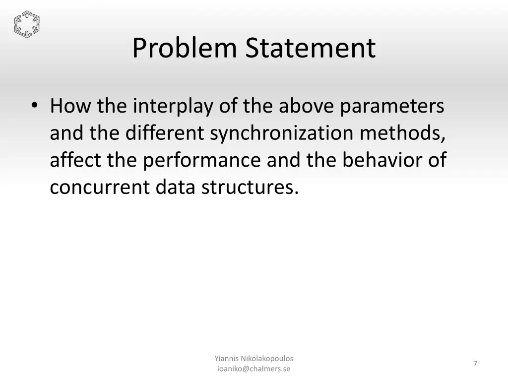 problem statement