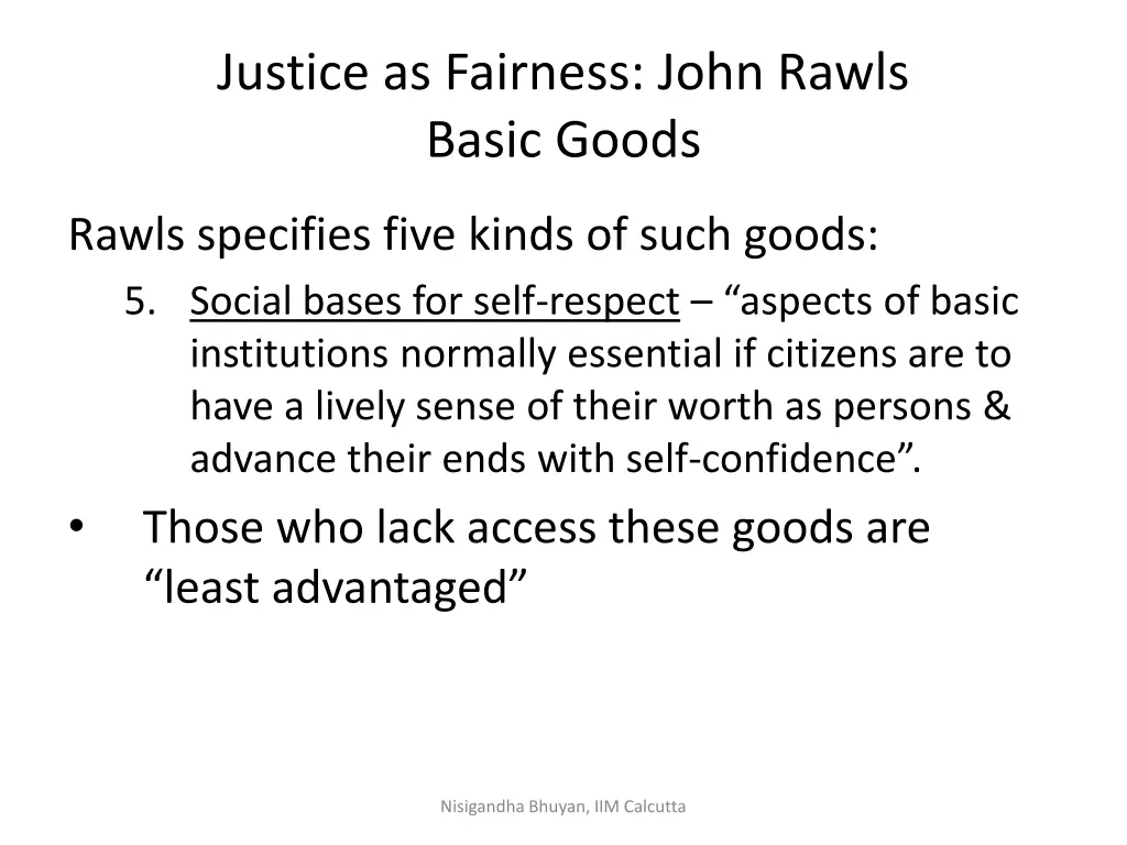 justice as fairness john rawls basic goods 1