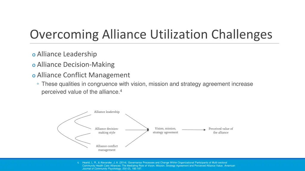 overcoming alliance utilization challenges