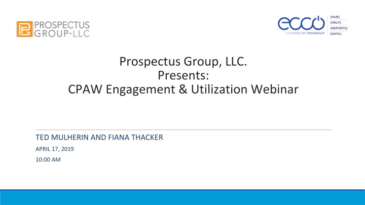 prospectus group llc presents cpaw engagement