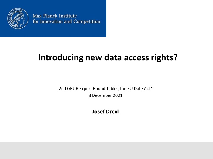 i introducing new data access rights