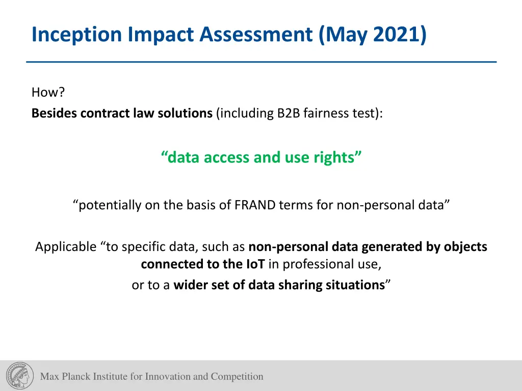 inception impact assessment may 2021 1