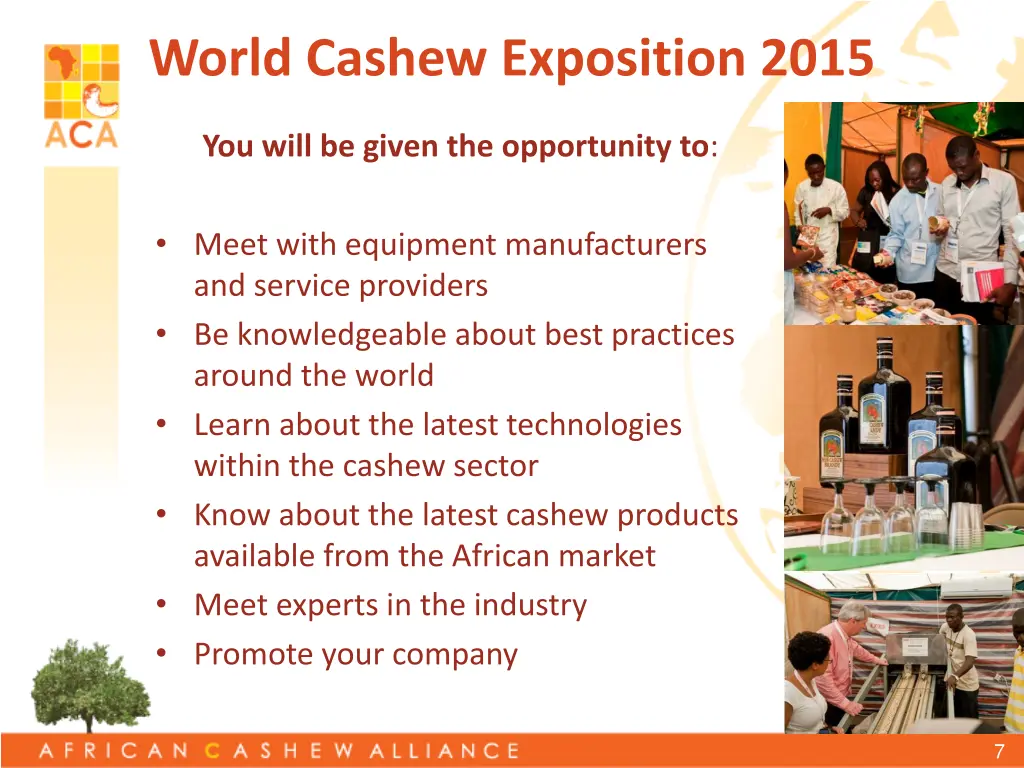 world cashew exposition 2015