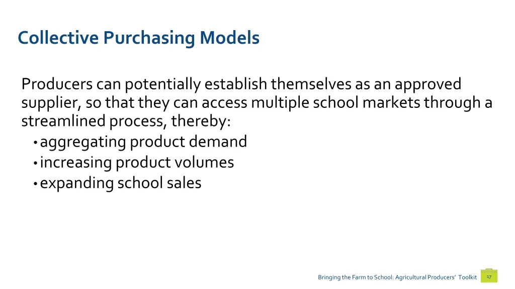 collective purchasing models