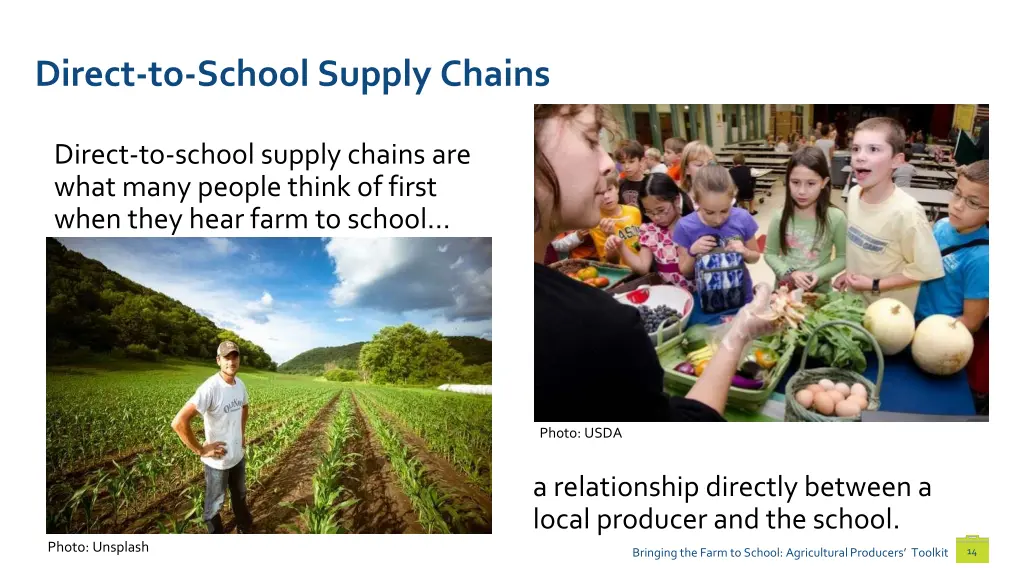 direct to school supply chains