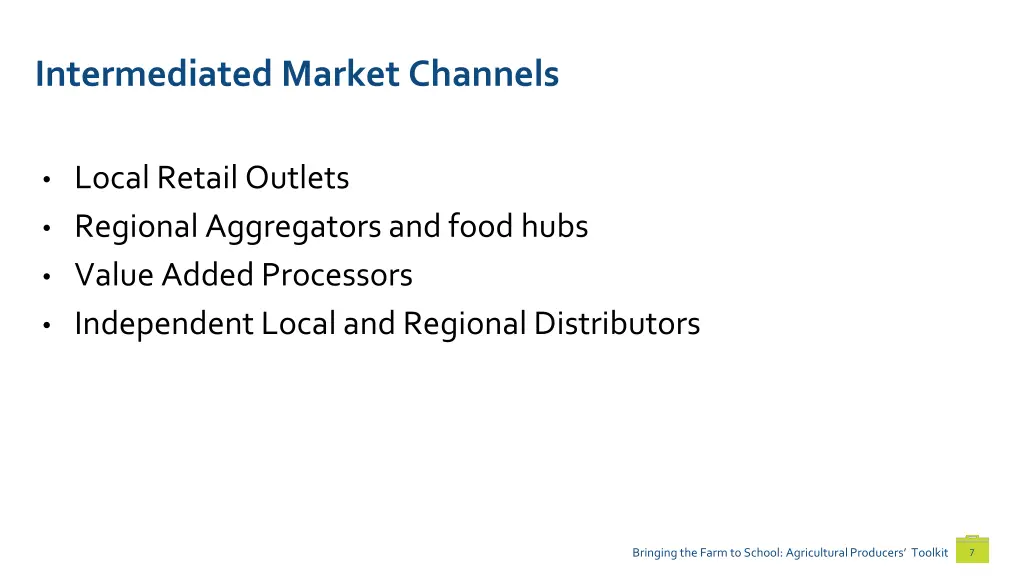 intermediated market channels