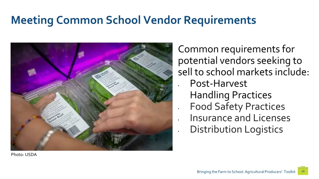 meeting common school vendor requirements