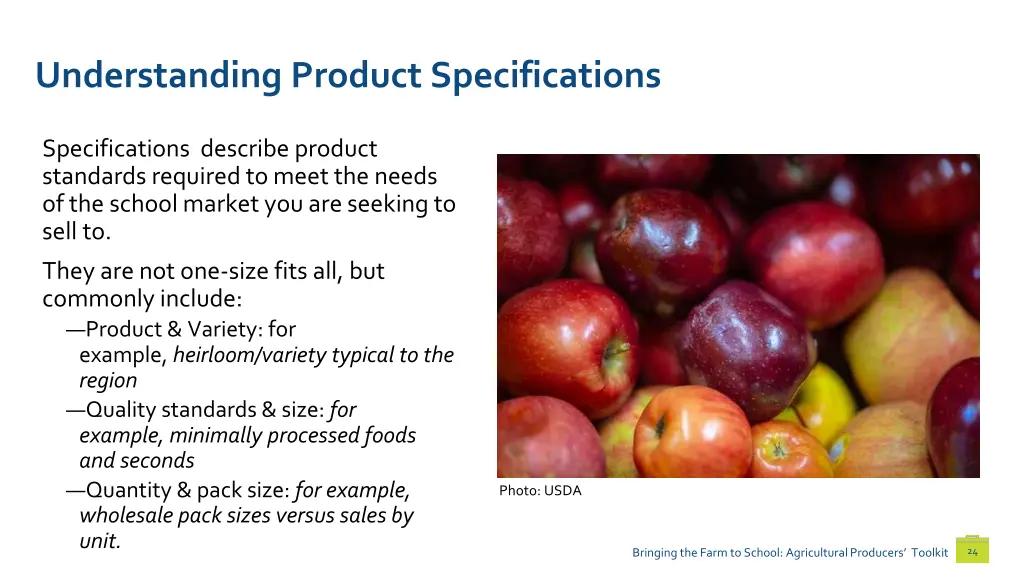 understanding product specifications