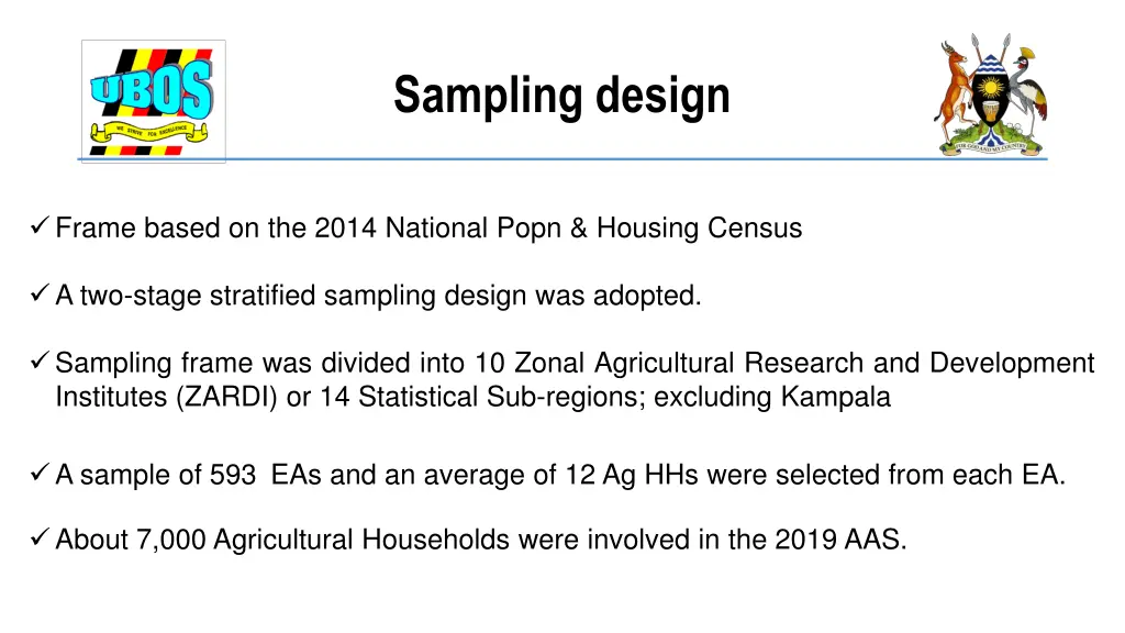 sampling design