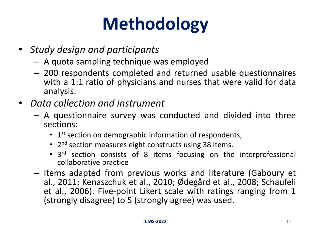 methodology