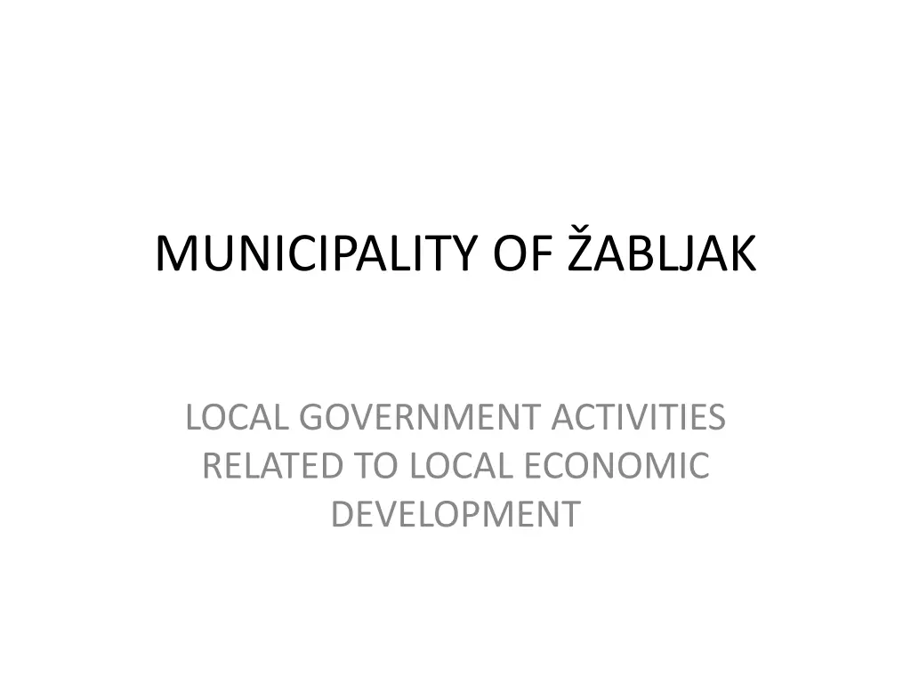 municipality of abljak