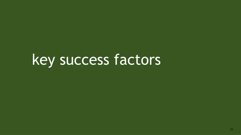 key success factors