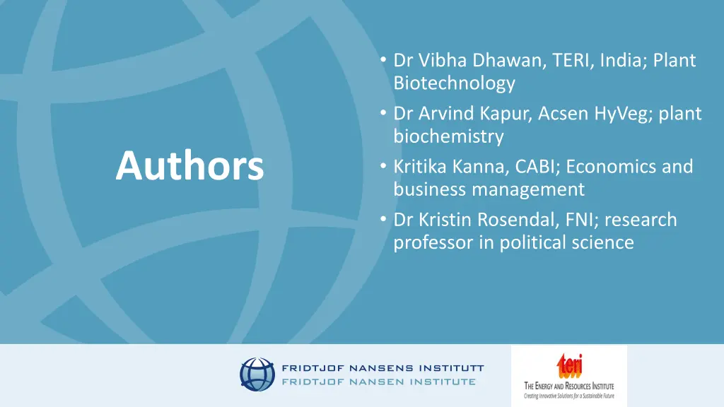 dr vibha dhawan teri india plant biotechnology