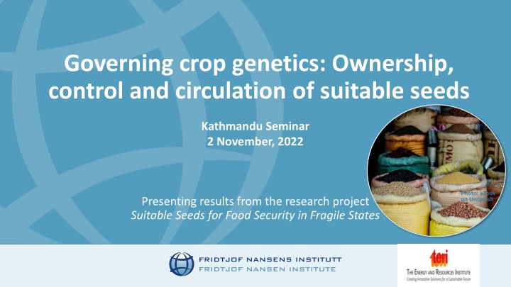 governing crop genetics ownership control