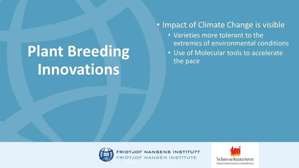 impact of climate change is visible varieties