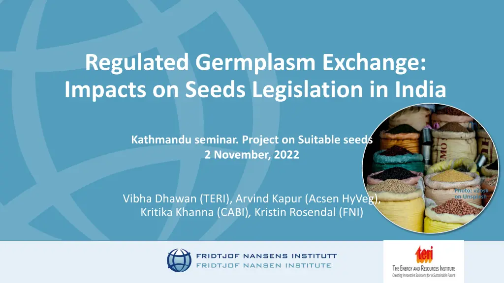 regulated germplasm exchange impacts on seeds