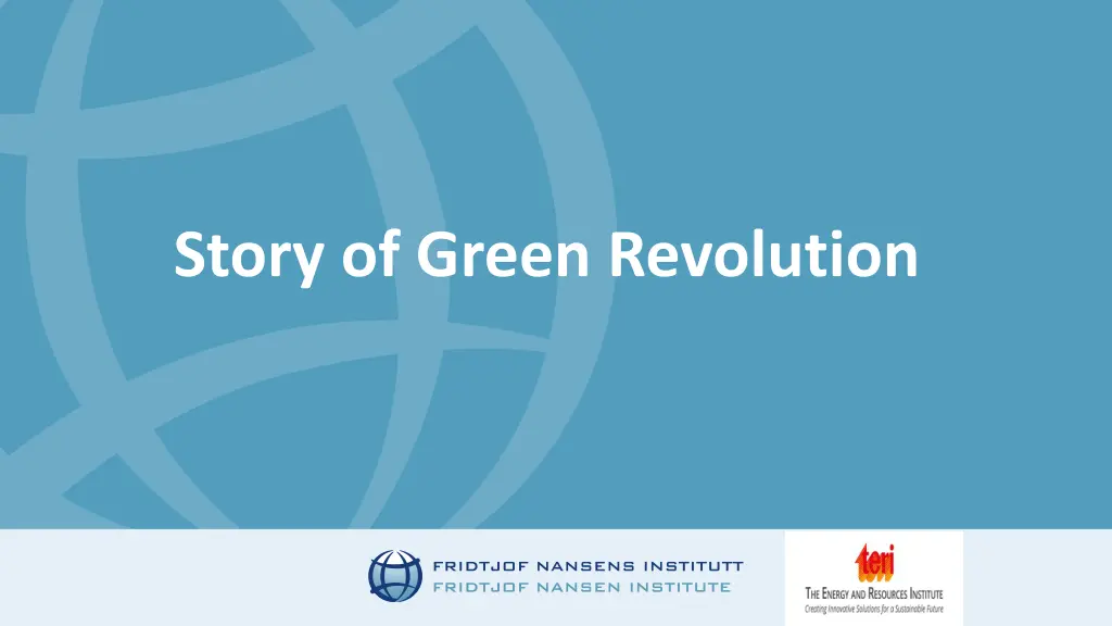 story of green revolution