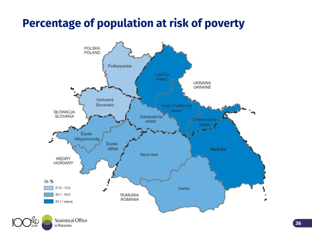 percentage of population at risk of poverty