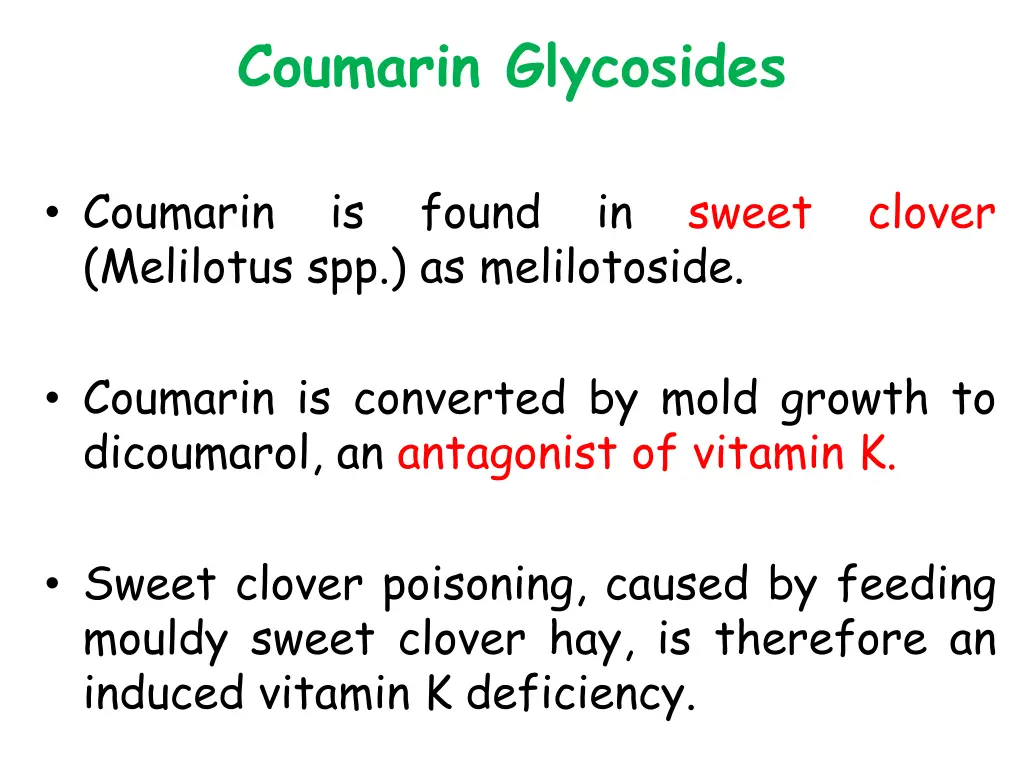 coumarin glycosides