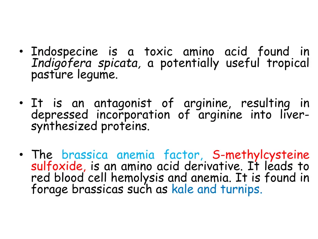 indospecine is a toxic amino acid found