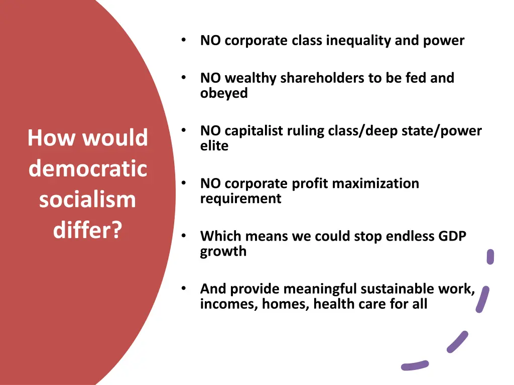 no corporate class inequality and power