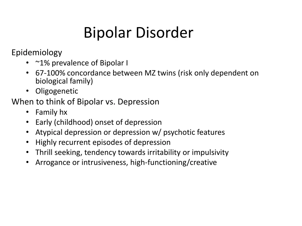 bipolar disorder