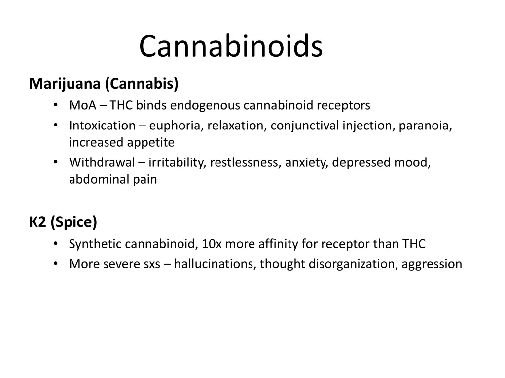 cannabinoids