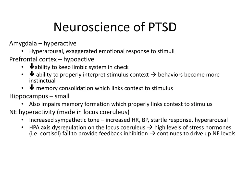 neuroscience of ptsd