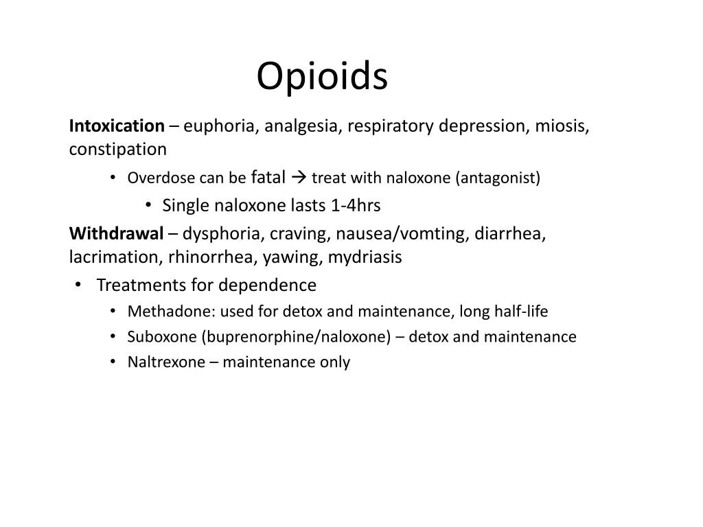 opioids