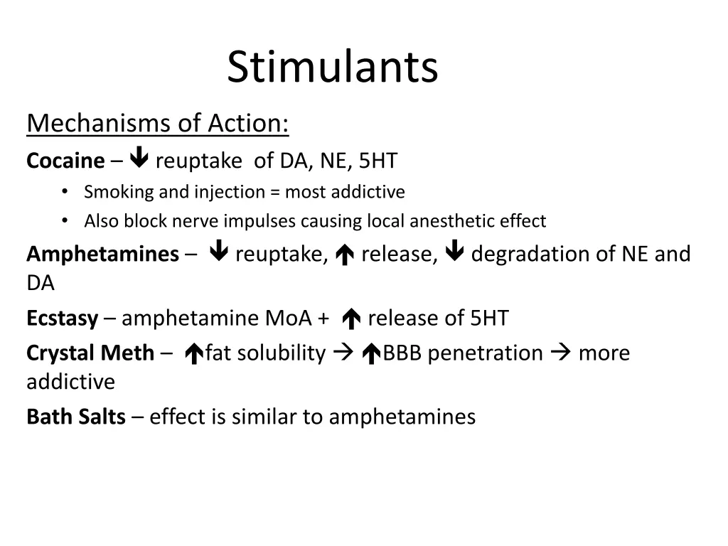 stimulants