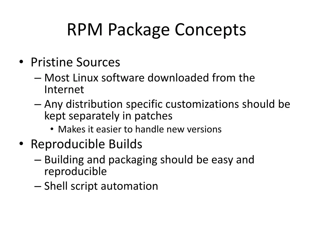 rpm package concepts