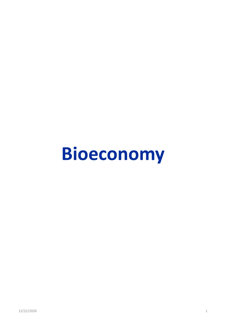 bioeconomy