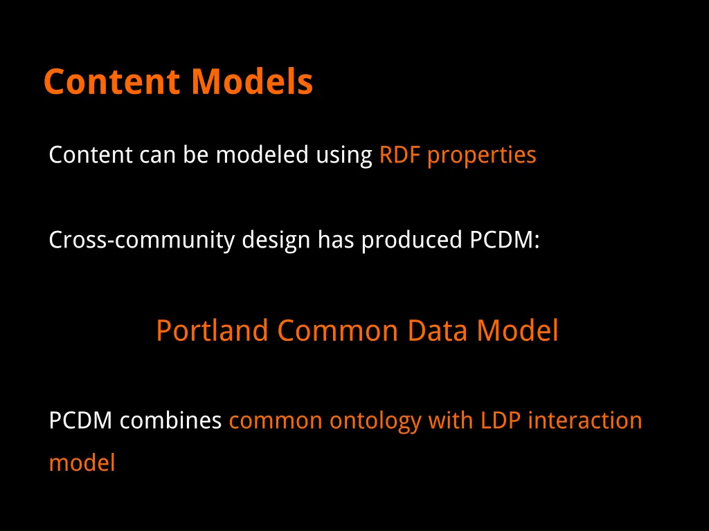 content models