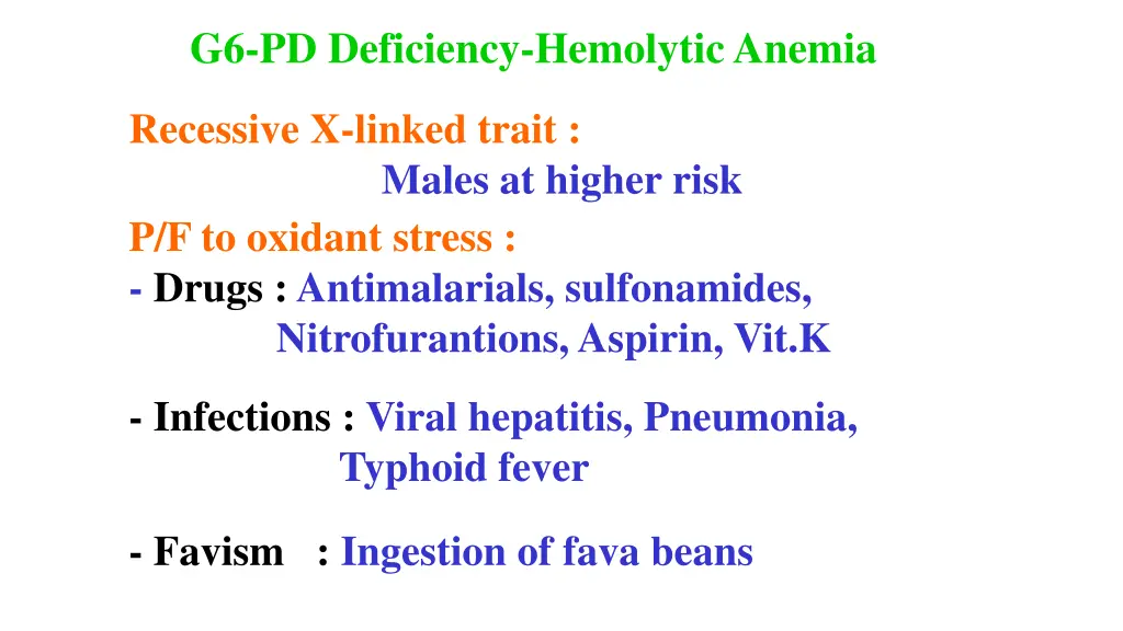 g6 pd deficiency hemolytic anemia 1