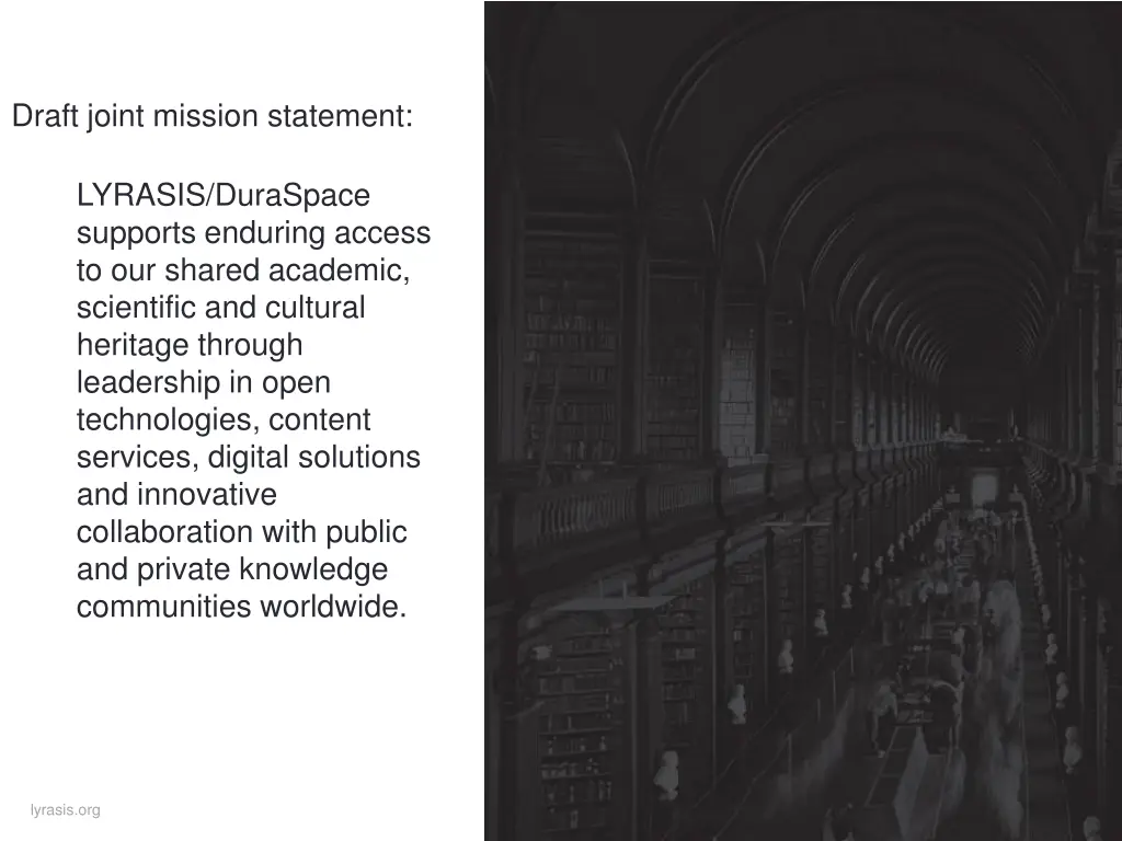 draft joint mission statement