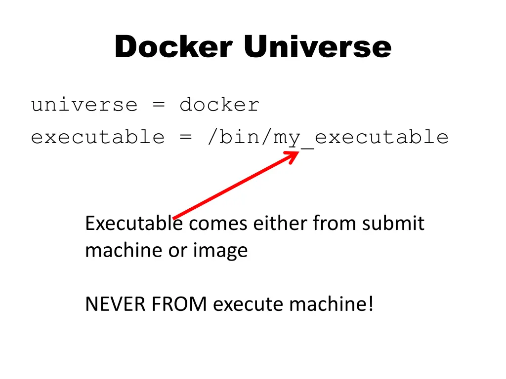 docker universe 1