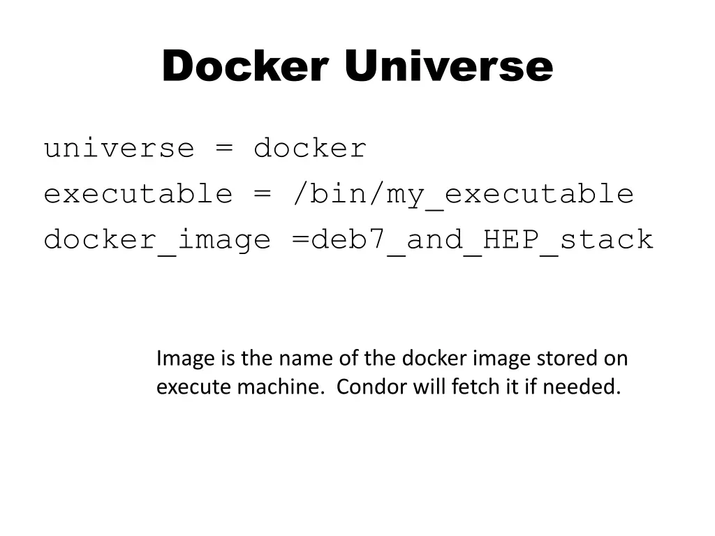 docker universe 4