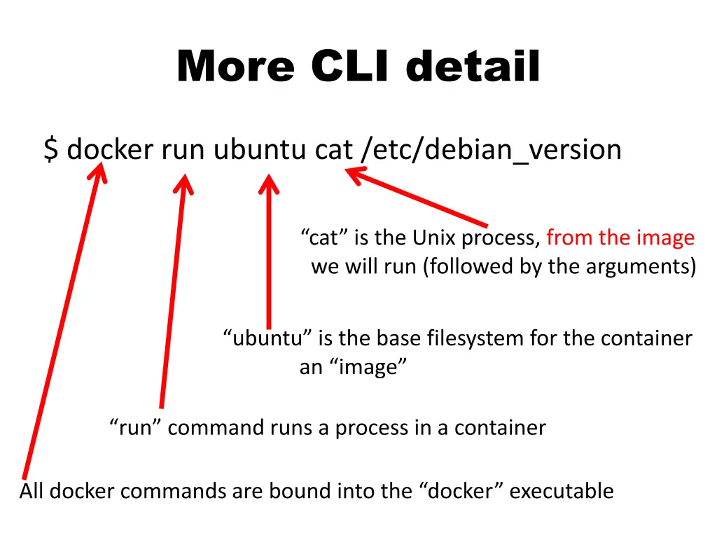 more cli detail