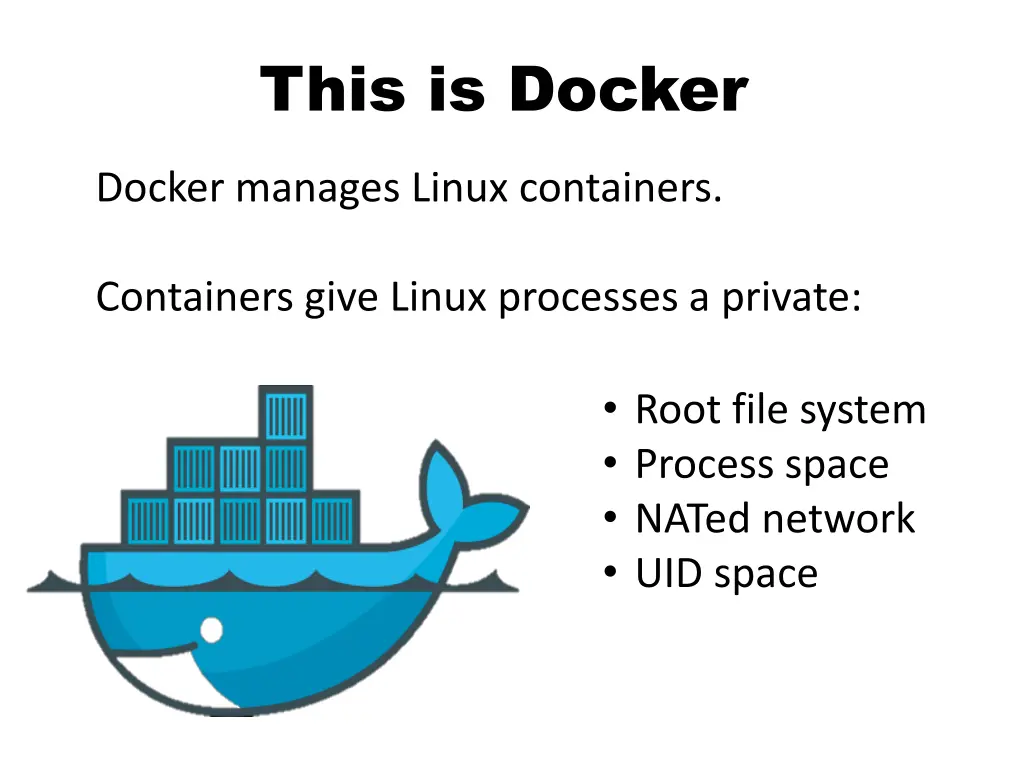 this is docker