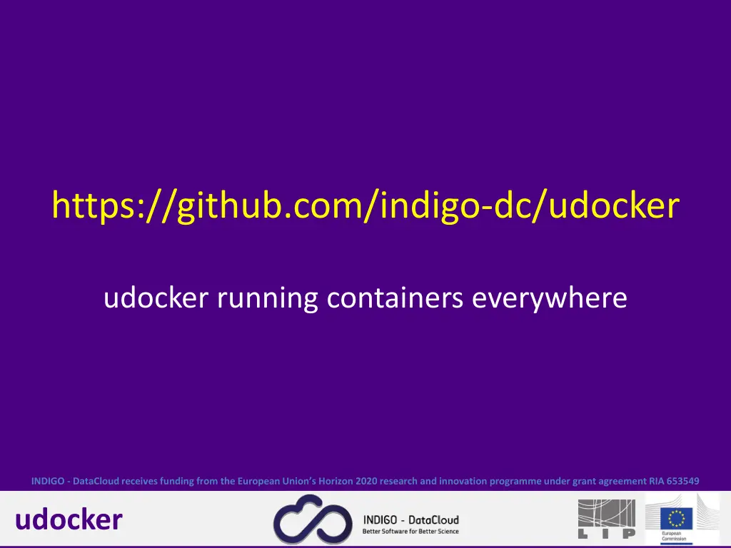 https github com indigo dc udocker 1