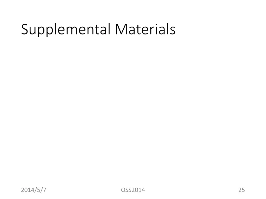 supplemental materials