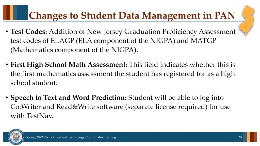 changes to student data management in pan