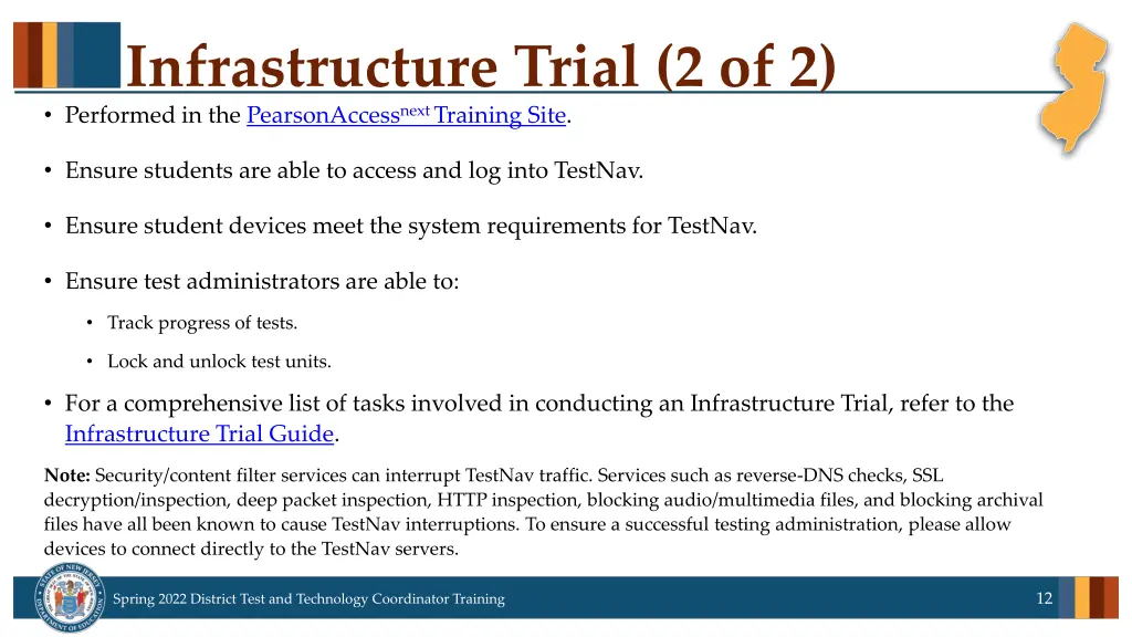 infrastructure trial 2 of 2 performed