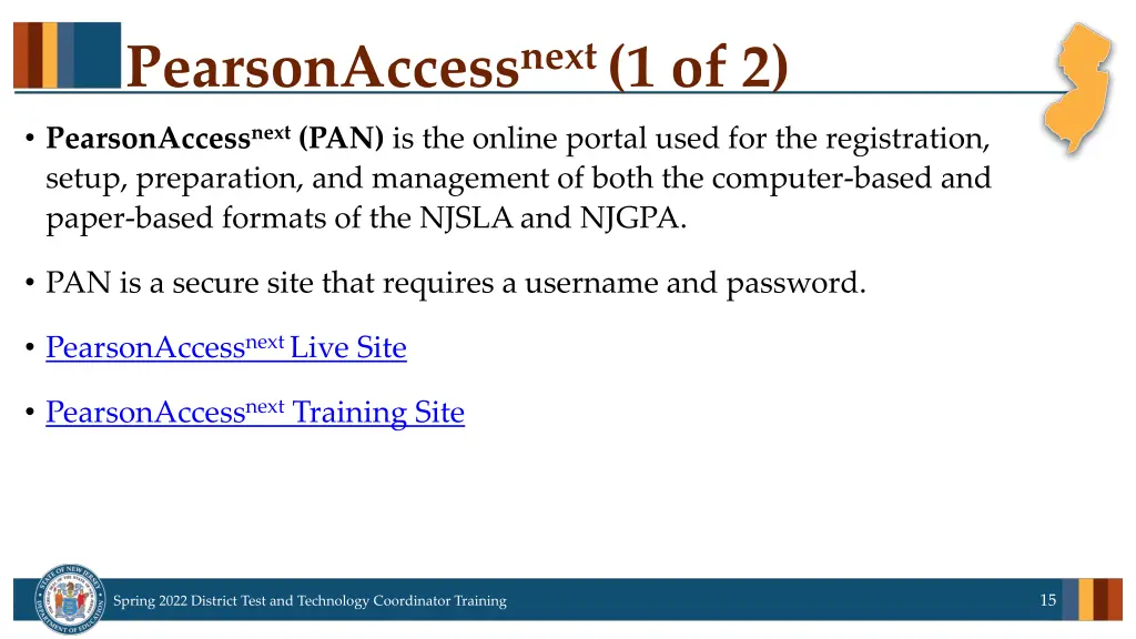 pearsonaccess next 1 of 2