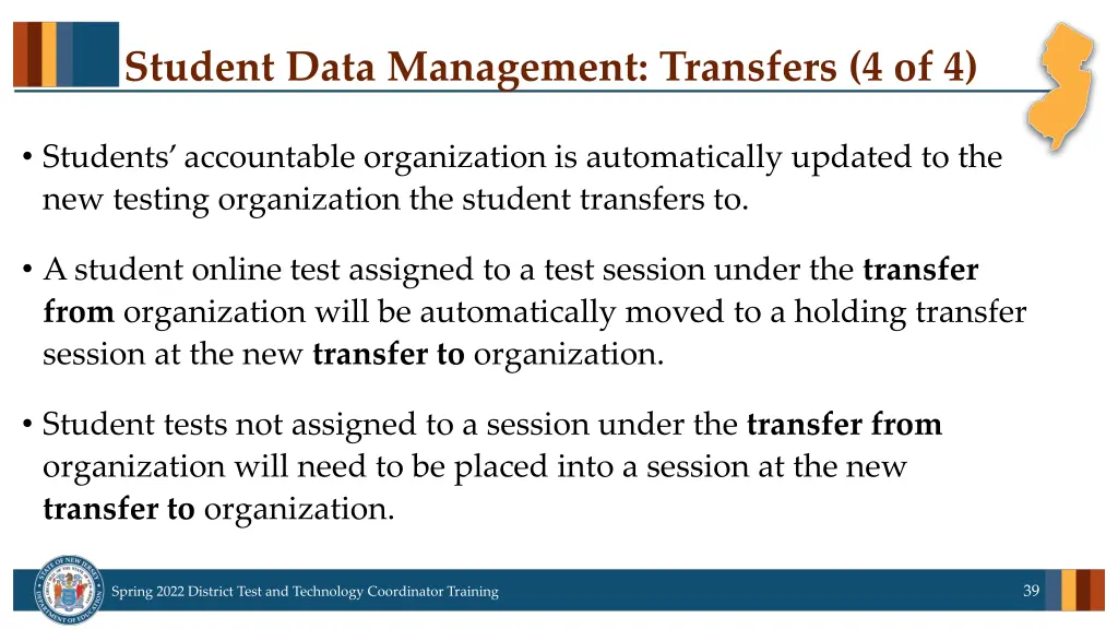 student data management transfers 4 of 4