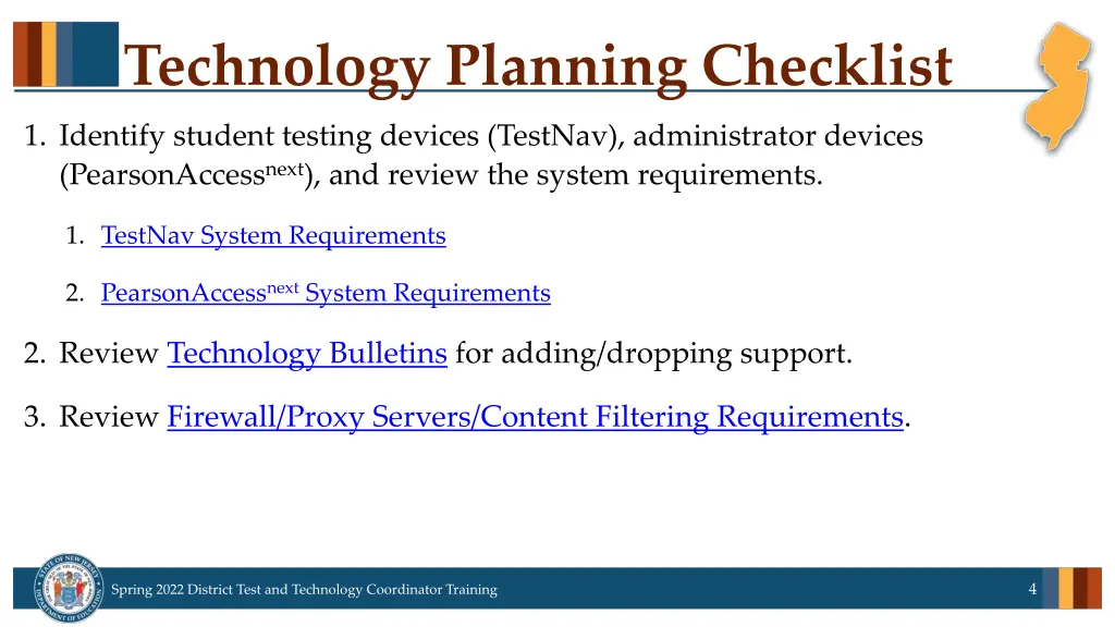 technology planning checklist