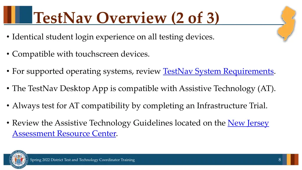 testnav overview 2 of 3