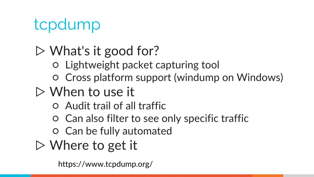 tcpdump